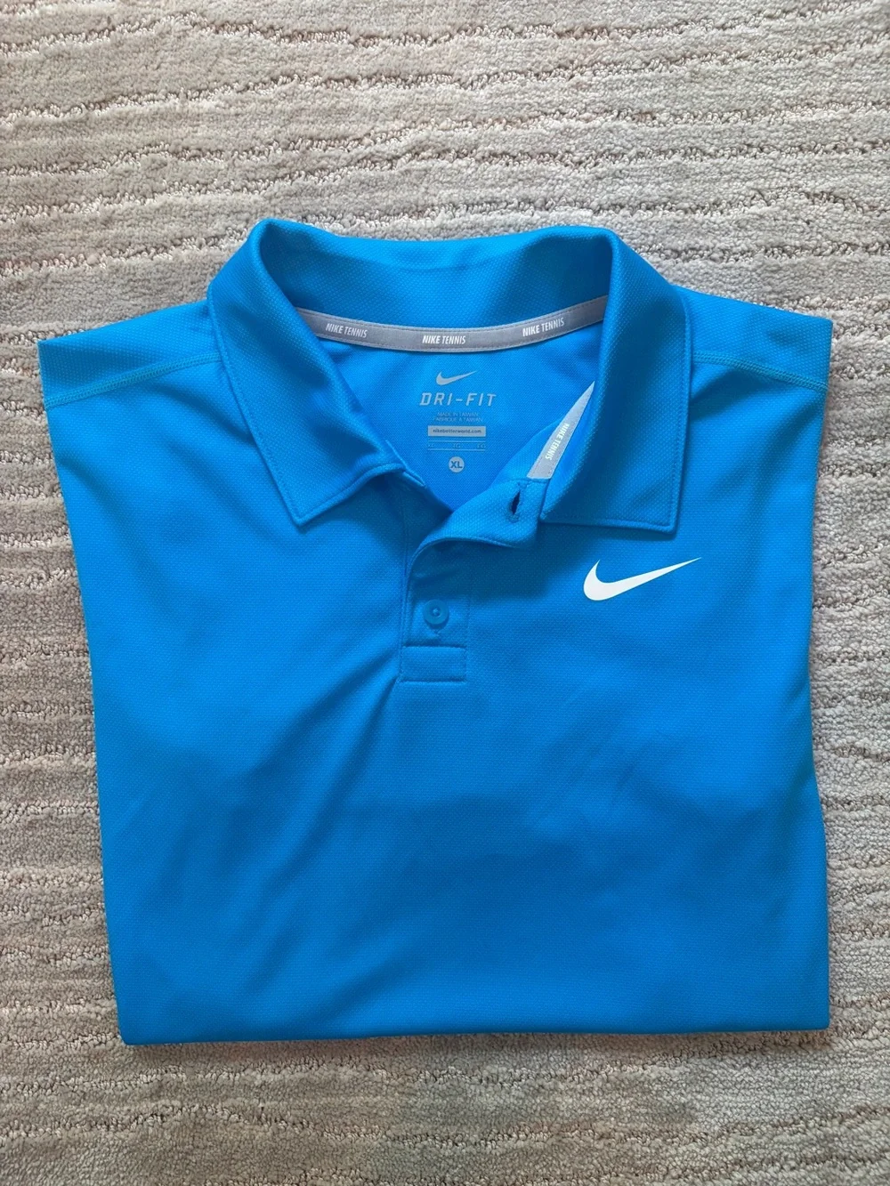 Nike Boys Blue Athletic Polo